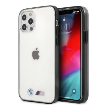 BMW iPhone 12 Pro Max Case Sandblast, Transparent