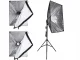 2x 135W Softbox Photo Studio Lighting Kit with Tripods