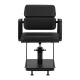 Gabbiano Porto Hairdressing Chair with Black Base, Black