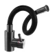 Ruhhy 26324 Kitchen Faucet with Flexible 360° Spout, Black / Silver