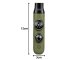 7-in-1 Survival Emergency Whistle with Compass and Flashlight, Green