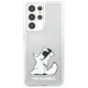 Karl Lagerfeld Samsung Galaxy S21 Ultra case Choupette Fun, transparent