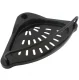Telescopic Bathroom Shelf Black