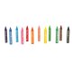 First Wax Crayons for Toddlers Jumbo Colorpeps 12 Colors MAPED