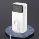 Dudao K15MAX 30000mAh PD 22.5W Powerbank with Built-in Cables - White