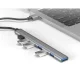 USB hub with 7 ports: 1x USB 3.2 Gen.1 + 6x USB 2.0, Izoxis 24374, grey