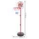 Kids Basketball Hoop Basket with Stand and Ball + Archery Game Set Darts, 2in1