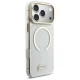 Guess IML Glitters Script Strap MagSafe Phone Case Cover iPhone 17 Pro Max - Clear