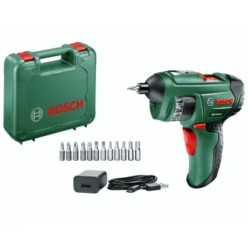 Bosch PSR Select Cordless Screwdriver 3.6 V with Integrated Bit Drum