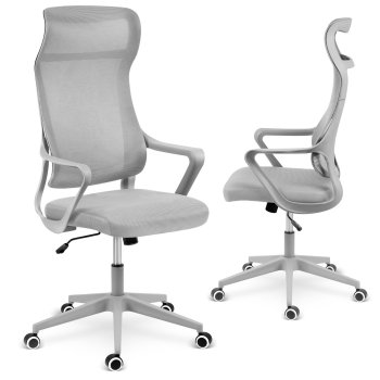 Sofotel Labi Ergonomic Mesh Office Chair, Grey