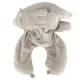 2in1 Travel Pillow and Bear Toy, Grey
