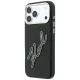 Karl Lagerfeld Smooth Big Resin Signature Logo Case for iPhone 18 / 17 Pro Max - Black