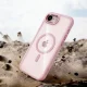 Tech-Protect Magmat MagSafe Case for iPhone 16e / 17e, Soft Pink Clear