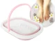 Collapsible Silicone Foot Massage Basin, Pink