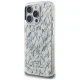 Karl Lagerfeld IML Karl Script Pattern MagSafe Case for iPhone 16 Pro, White