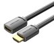 HDMI-A vīrietis uz sieviete 4K HD PVC kabelis 3 m Vention AHCBI (melns) | Male to Female Cable 3m (Black)