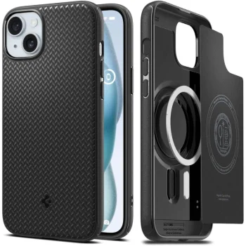 Spigen iPhone 15 Case Mag Armor MagSafe, Matte Black