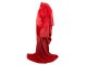 Red Fleece Blanket with Sleeves 140x200 cm