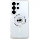 Karl Lagerfeld Button Karl Head MagSafe Case for Samsung Galaxy S25 Ultra, White