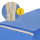 4FIZJO Rehabilitation and Massage Wedge 54x22x12 cm, Blue