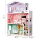 Large Wooden Dollhouse with Elevator and Furniture, ECOTOYS