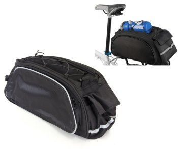 Comfortable Bicycle Bag on the Trunk 10L, Black