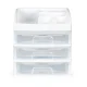 ModernHome Makeup Organizer with Drawers and Compartments, White