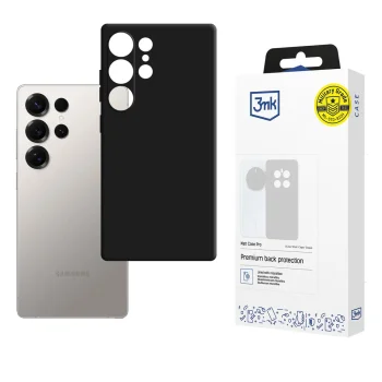 3mk Matt Case Pro for Samsung Galaxy S24 Ultra Matte Black