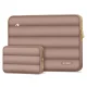 Tech-Protect Puffy 15-16\" Laptop Bag with Accessory Pouch, Brown