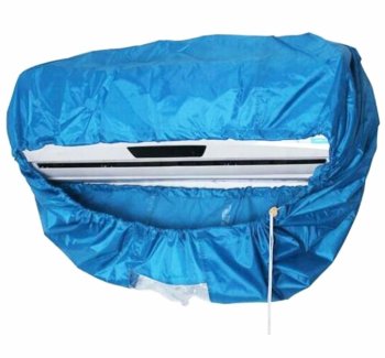 Air conditioner cleaning cover for split indoor units 70–92 cm, blue