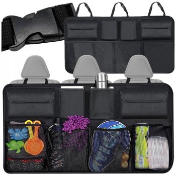 Multi-Pocket Car Seat Back Organizer for Storage