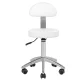 Sillon Lux 273b Electric Beauty Chair with 3 Motors and Stool 304, White
