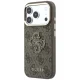 Guess 4G & Big Resin Logo Case for iPhone 17 Pro / 18 Pro - Brown