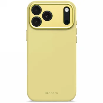 Decoded Silicone MagSafe Case for iPhone 17 Pro Max, Yellow
