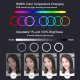 Puluz LED RGB Vlogging Ring Photo Video Light Lamp 30cm ( Without Tripod )
