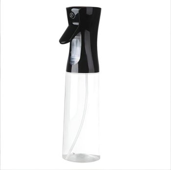 Glass Oil Sprayer and Vinegar Dispenser, 250ml, Silver-Transparent
