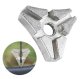 Triangular Spoke Wrench for Wheel Truing RW54A, Silver
