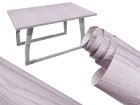 Self-Adhesive Vinyl Wrap for Furniture, Silver-Grey Oak 1.22x50m
