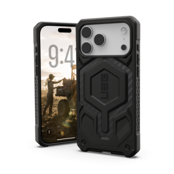UAG Monarch Pro MagSafe Phone Case Cover iPhone 17 Pro Max - Black and Gray