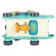 Montessori Elephant Shape Sorter Toy with Pounding Bench and Hammer 26 cm