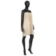 Terry Beauty Cape with Velcro, Cream