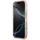 Guess IML Gradient Triangle Logo MagSafe Case for iPhone 17, Pink