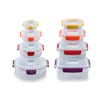 Food Container Set Joseph Joseph Nest Lock 8-Piece, Multi-Colour