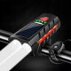 Solar Rechargeable Bike Light Set with Horn, Front and Rear Lights