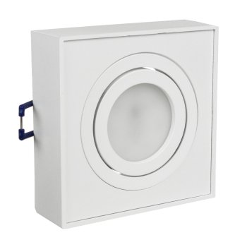 Maclean MCE464 W Recessed Ceiling Spotlight Fixture for MR16/GU10, White