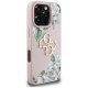 Guess Grained Roses Big 4G Logo Case for iPhone 16 Pro - Pink