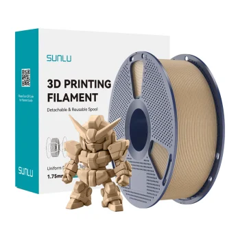 Sunlu PLA+ 2.0 3D Printer Filament 1.75mm, Oak