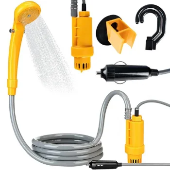 Gotel Q16G Portable Camping Shower with 12V Pump