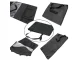 Car Seat Organizer with Tablet Compartment, Felt, Black