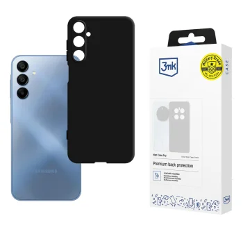 3Mk Protection Matt Case Pro for Samsung Galaxy A15 5G, Matte Black